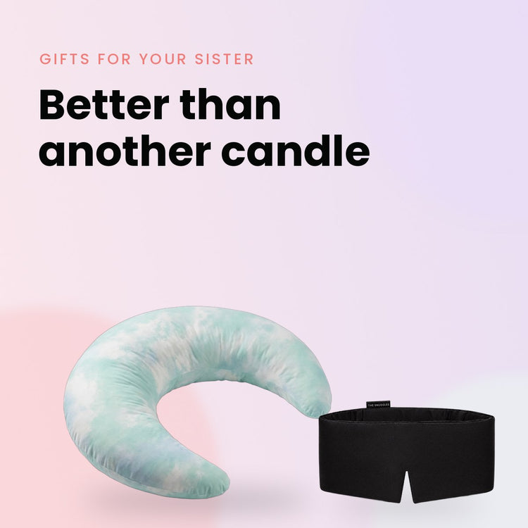 Better than another candle: Cloud Pillow™ and Silky Sleep Mask by The Snuggles