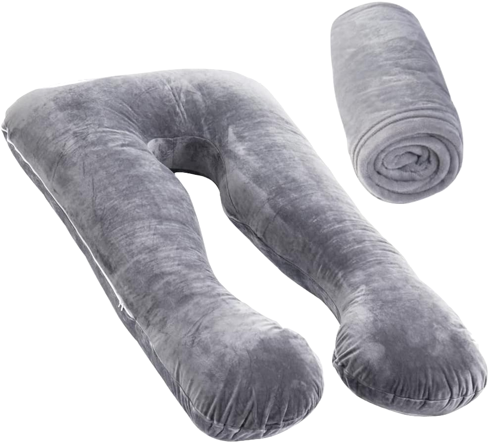 Extra Cover by The Snuggles, grey washable cover for the Cuddly Pillow™