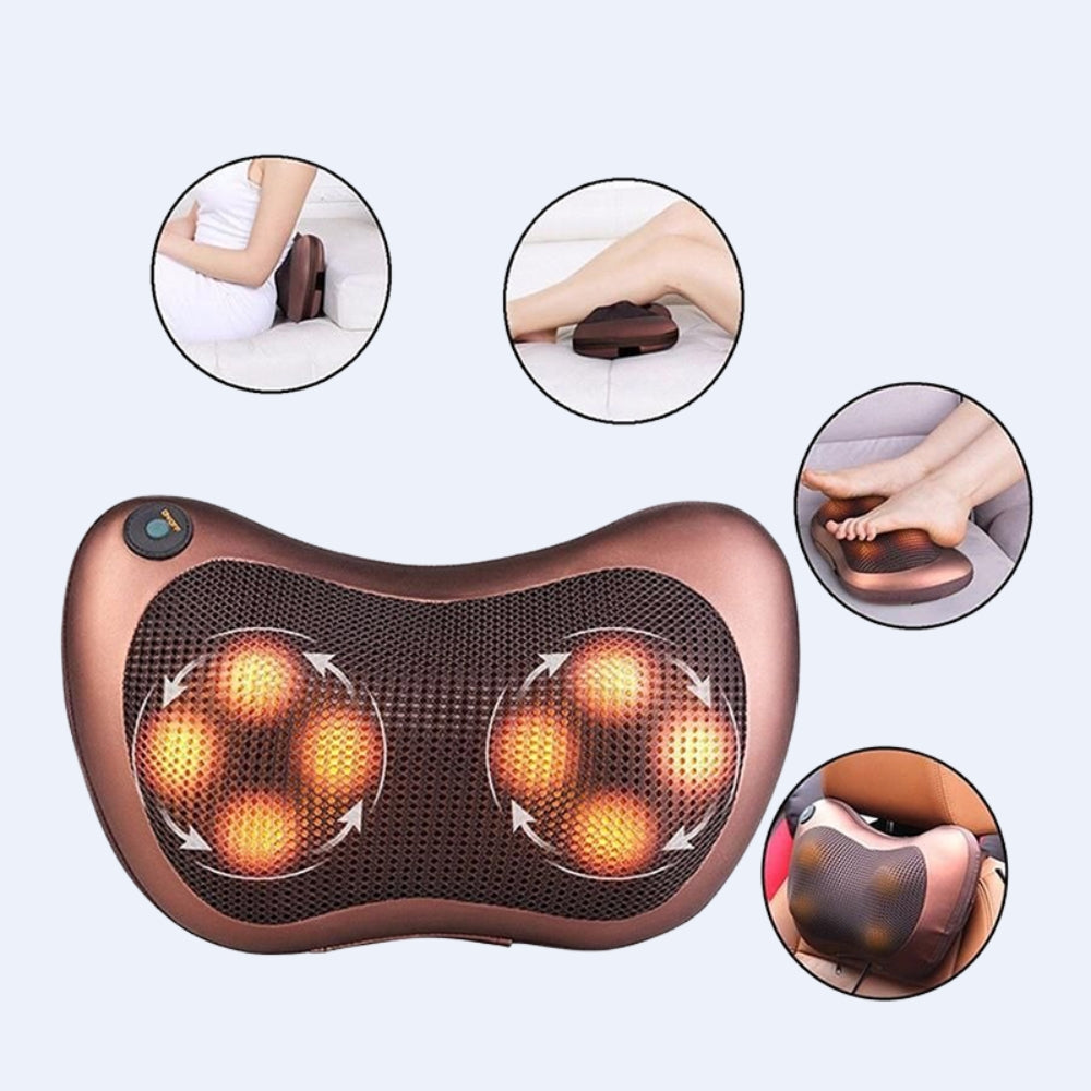 Neck & Back Massager rotating massage nodes for neck, back and feet