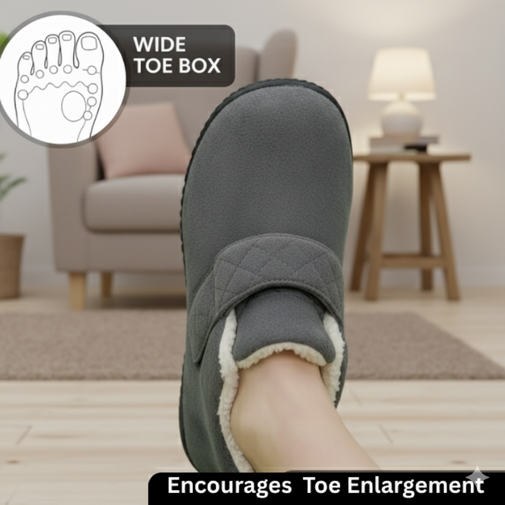 Orthopedic Healing Slippers wide toe box design